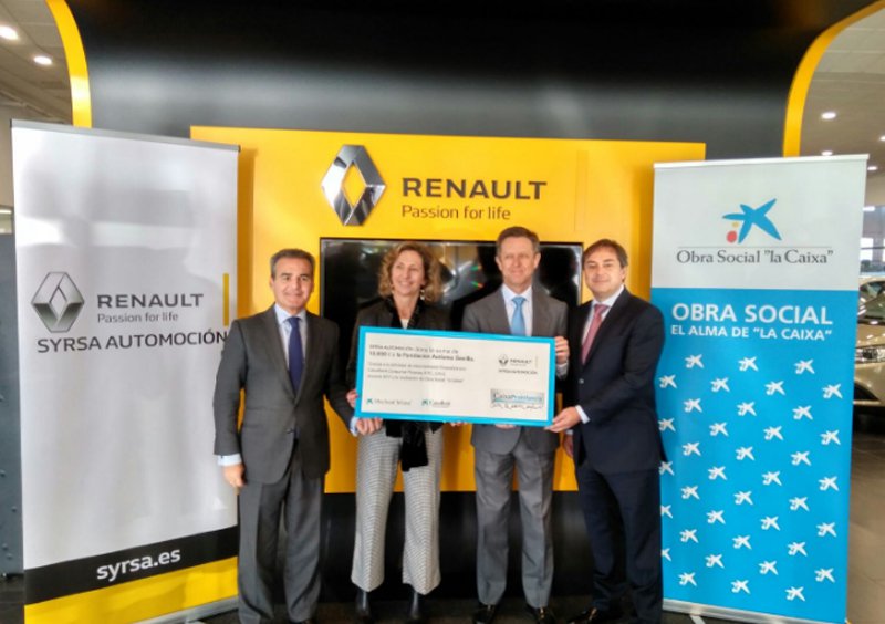 Syrsa dona 10.000 euros a Autismo Sevilla