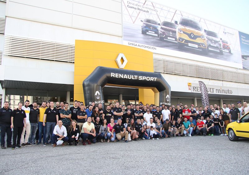 Más de 140 Renault Sport participan en el primer encuentro andaluz celebrado en Syrsa